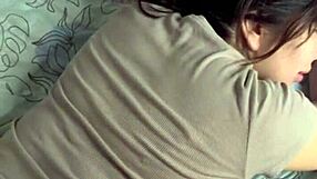 Latina MILF Bent Over in Doggystyle for Creampie and Cum in Mouth