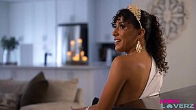 stepmom liv revamped offers the tastiest halloween treat with blowjob and riding