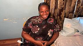 casting session with thick ebony queen for role