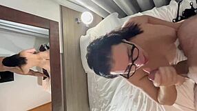 A Minha Amante Gostosa Treinando Garganta Profunda Com Lick E Kissing