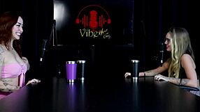 The neighbors complained about the noise while she talked in panties and came with the boss