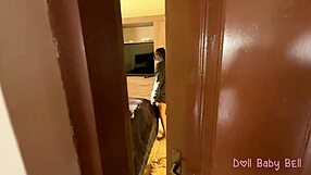 stepsister got all wet for not cleaning garden