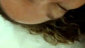 Fat blonde in live stream with cuckold interracial