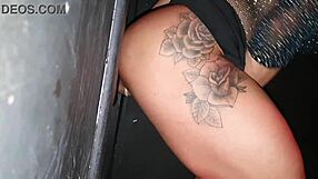 swing party at the glory hole with big clit milf 😈