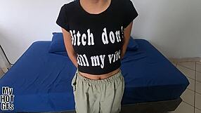 Oh Dios, Is She Legal for This Hairy POV Blowjob?