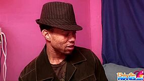 Christina gives blowjob to black babysitter