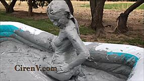 Clay Sploshing Fun in the Pool with Ciren V