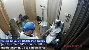 angel santanas checkup with gaping pussy