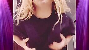 Girlfriend's Exotic Booty Shaking in Boyfriend's Clothes