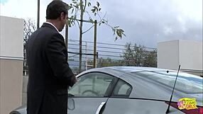 Busty Lesbian Uses Sex Toys