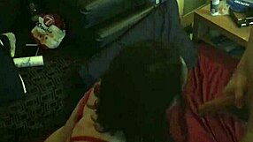 Jessica gets bent over for rough ass fucking with a big black dildo