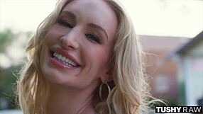 Wow! TushyRaw Blonde Baddie Daisy Stone Bounces Tiny Ass on Hard Cock!