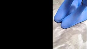 milf with perfect body in pantyhose and heels