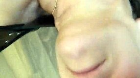 Housewife Swallows Cum While Buddy Fucks Her Ass