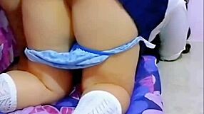 I enjoy homemade sex with a young girl featuring tight pussy and ass creampie when alone