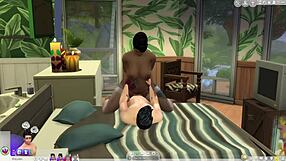 cardi b's leaked sex tape in sims 4 close-up