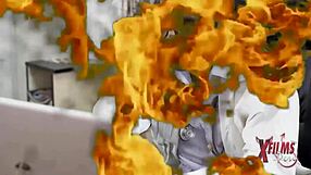 Surgeon Fucks Redhead with Big Natural Tits in Quickie