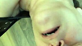 Housewife Swallows Cum While Buddy Fucks Her Ass