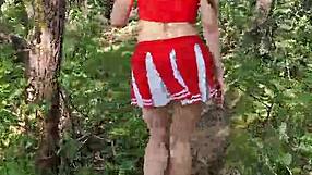 Young Girl's Barefoot Beach Upskirt Teases Neighbor POV