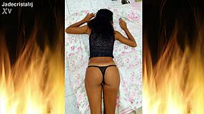 Jade, The Juicy Brazilian Slut With Curly Hair And Wet Tits, Close Up