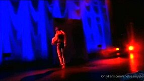 The bustiest stripper dancing with huge tits