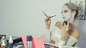 Pretty Blonde Miss Daisy Diamond Does Harley Quinn Makeup Tutorial for Halloween