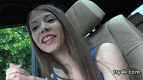 Pretty Girl Sucks Cock in POV, Gets Fucked