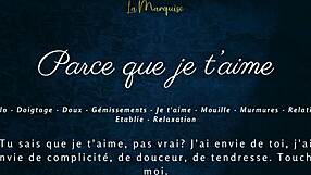 girlfriend masturbates while talking dirty in french.