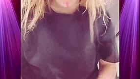 Girlfriend's Exotic Booty Shaking in Boyfriend's Clothes