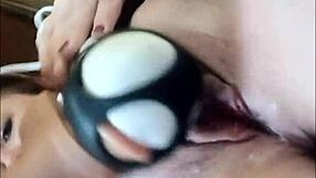 Large thick dildo fun