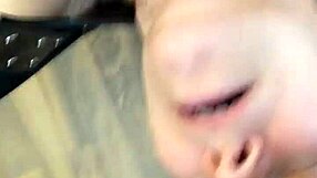 Housewife Swallows Cum While Buddy Fucks Her Ass