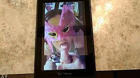 Masked Tribute to Nympho2225 with Blowjob and Cum