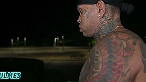 loira with giant ass fucking under moonlight, chubby latina slut with big pussy