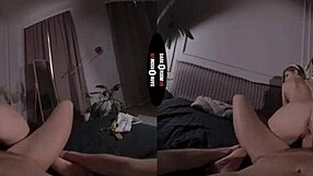 Dark Room VR: Brunette Cleans Up Cock with Blowjob