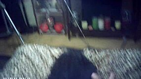 He cums on flexible brunette babe's big tits during hardcore sex