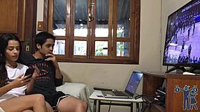 let me watch the game, woman