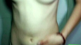 Latina Teen's Emotional First Deepthroat Experience