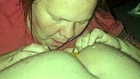 Milf boldly sucks and eats my ass