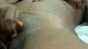 Cheating girlfriend seduces boyfriend's friend with big nigerian dick