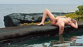 Free Spirit Girl Squirts Shore