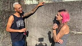 maloka friend fucks me in backyard with monster cock