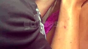 in the restaurant bathroom, the married woman humiliates her boyfriend by fucking a big cock guy while he films