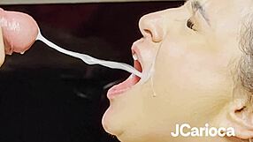 I enjoyed the bunny's ass and came in Cassiana's mouth