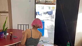 maloka friend fucks me in backyard with monster cock