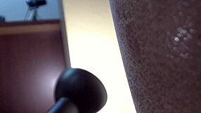 Peaches in casting POV 4 gagging on cock