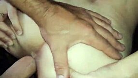 amateur couple's close-up sex with milf