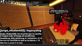 black puta diabla licks her master's cock bent over