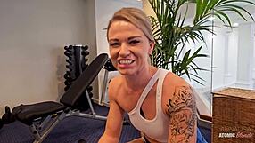 i train and fuck steve mori for the first time, deepthroating his big cock