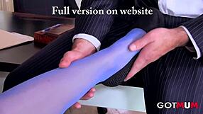 MILF Secretary Foot Fetish With Boss