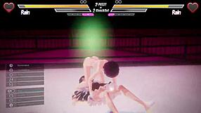 lesbian battle with anal fingering and assfucking